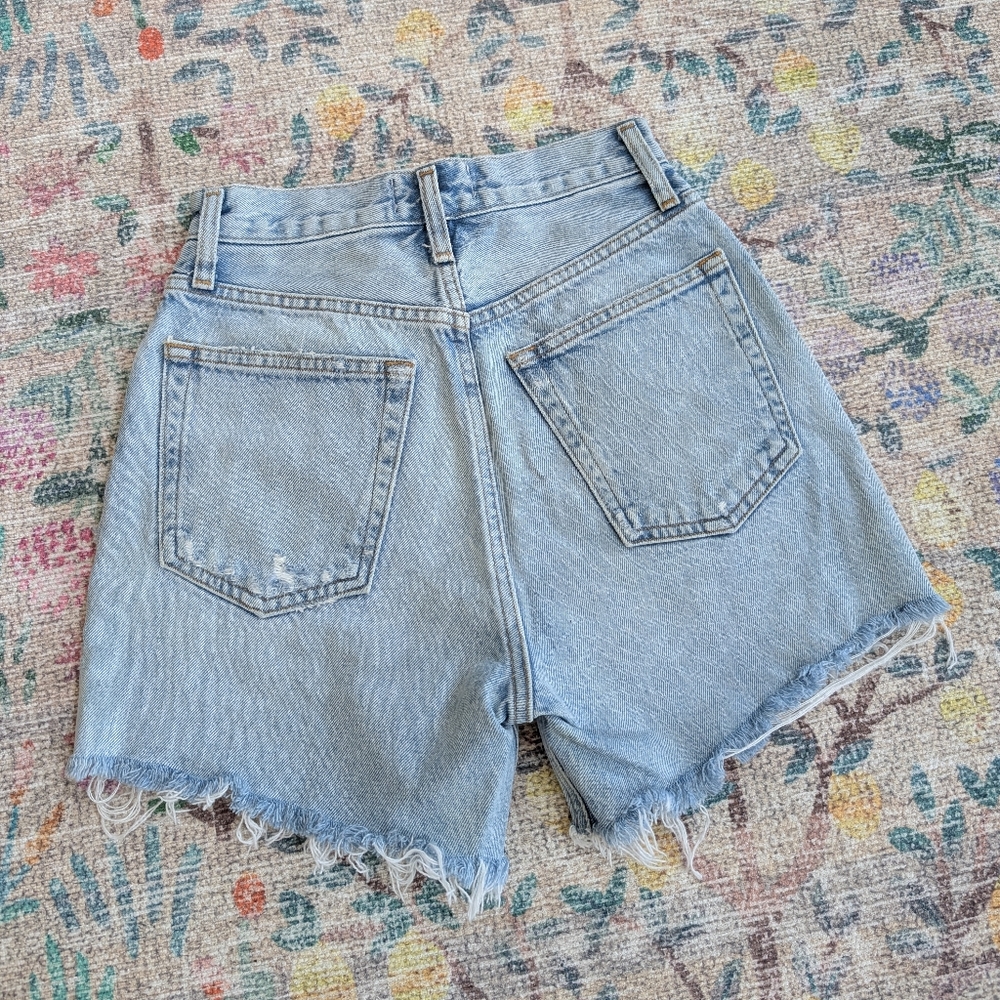 Agolde Riley High Rise Denim Short - Picture 6 of 7